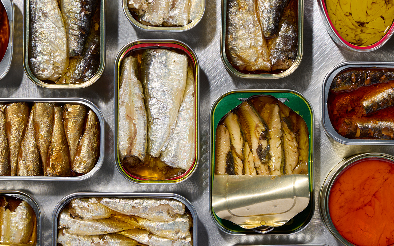 Tinned fish can be a great source of omega-3s, protein, and antioxidants. 
