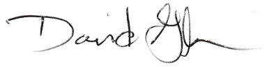 A handwritten signature on a white background.