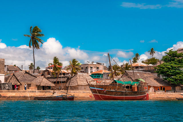 Old Town in Lamu, Kenya