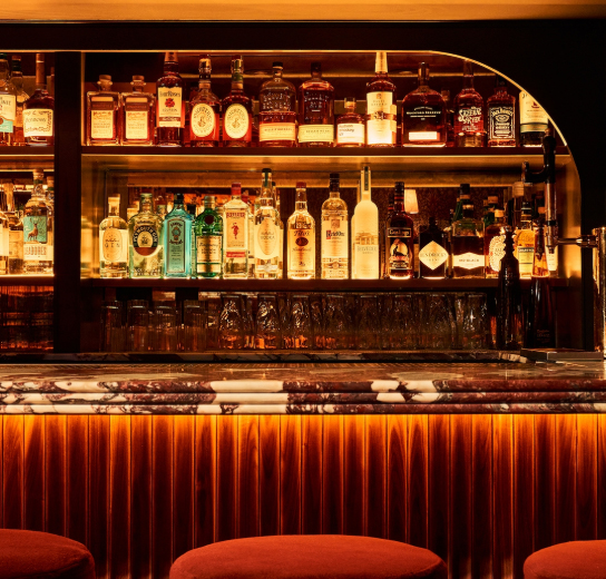 View of the Connaught Bar in London
